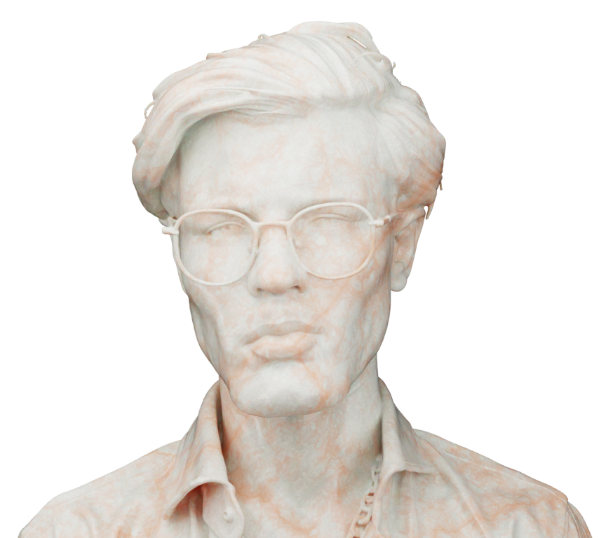 Visage James marbre